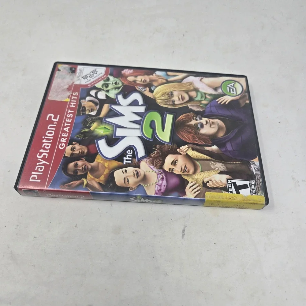 The Sims 2 PS2 PlayStation 2 Greatest Hits EA Games SLUS 21265GH Case Manual